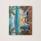 Tropical Paradise View ジグソーパズル (縦)