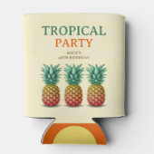 Tropical party with pineapple 缶クーラー (裏面)