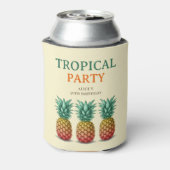 Tropical party with pineapple 缶クーラー (缶裏面)