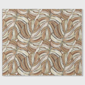 Tropical pattern. Graphic design with amazing mons ラッピングペーパー (フラット)