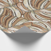 Tropical pattern. Graphic design with amazing mons ラッピングペーパー (角)