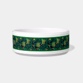 Tropical personalized Pet Bowl ボウル (右)
