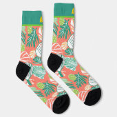 Tropical Pickleball Paradise Custom Socks ソックス (右)