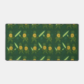 Tropical Pineapple Astronaut with Glowing Swords デスクマット (正面)