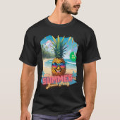 Tropical Pineapple – Beach Party Tシャツ (正面)