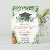 Tropical Pineapple Graduation Party 招待状 (スタンド正面)
