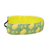 Tropical Pineapple Pattern: Summer Fruit Art アスレチックヘッドバンド (左)
