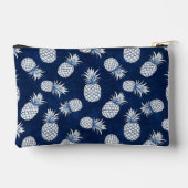Tropical Pineapple with Name – Watercolor Style アクセサリーポーチ (裏面)