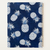 Tropical Pineapple with Name – Watercolor Style プランナー手帳 (裏面)