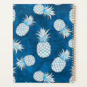 Tropical Pineapple with Name – Watercolor Style プランナー手帳 (裏面)