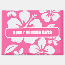 Tropical Pink Beach Flowers