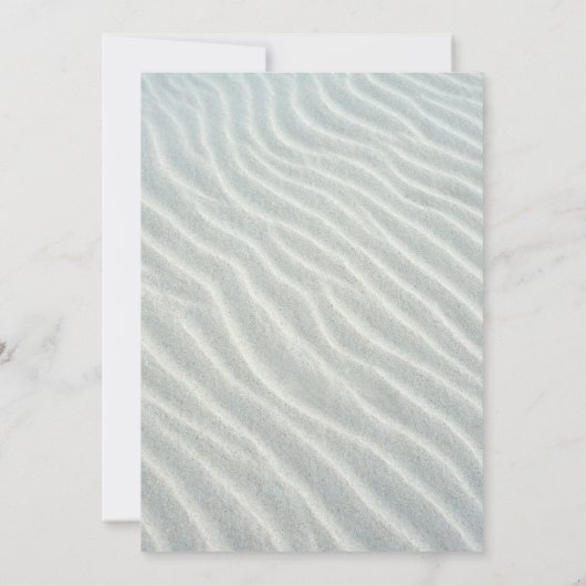 Tropical Pink Flamingo Beach Wedding 招待状 (裏面)