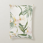 Tropical Pink Orchid Flowers   アクセントクッション (裏面(縦))