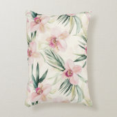 Tropical Pink Orchid Flowers   アクセントクッション (正面(垂直))
