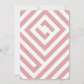 Tropical Pink Palm Springs Pool Party Birthday 招待状 (裏面)