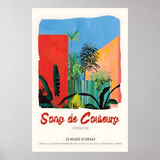 Tropical Plants Art Print 1965 Musée d'Orsay ポスター (正面)