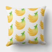 Tropical Playful Cute Summer Fun Yellow クッション (裏面)