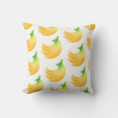 Tropical Playful Cute Summer Fun Yellow クッション (正面)