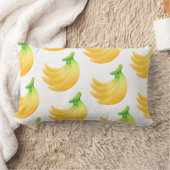 Tropical Playful Cute Summer Fun Yellow ランバークッション (ブランケット)