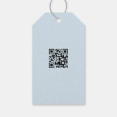 Tropical Plumeria Logo QR Code Hang Tags W/String ギフトタグ (裏面)