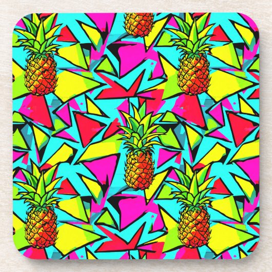 Tropical Pop Pineapple コースター (正面)