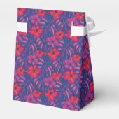 Tropical Purple Floral Birthday フェイバーボックス (裏面サイド)