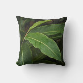 Tropical rainy Dark Green Leaves, Plant Lover クッション (正面)