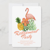 Tropical Retirement Party 招待状 (正面)