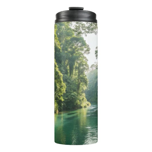 Tropical River Stainless Steel Travel Mug タンブラー (正面)