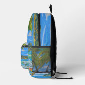 Tropical scene backpack  プリントバックパック (右)