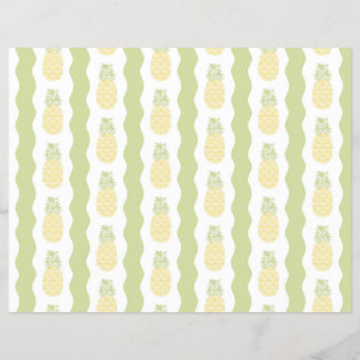 tropical scrapbooking paper チラシ