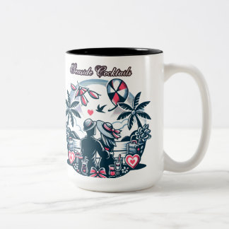 Tropical Sea Breeze Vacation ツートーンマグカップ