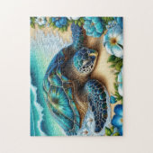 Tropical Sea Turtle ジグソーパズル (縦)