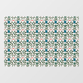 Tropical Sea Turtle Floral Pattern | Coastal Ocean ウィンドウサイン
