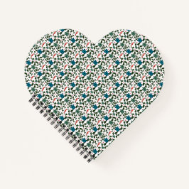 Tropical Sea Turtle Floral Pattern | Coastal Ocean ノートブック