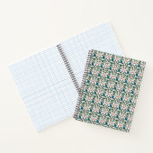 Tropical Sea Turtle Floral Pattern | Coastal Ocean ノートブック (内部)
