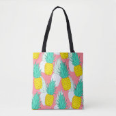 Tropical seamless pattern with exotic pineapples. トートバッグ (正面)