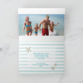 Tropical SEAson's Greetings, Brush Script, 4写真 シーズンカード (内部)