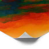 Tropical Serenity Landscape ポスター (角)