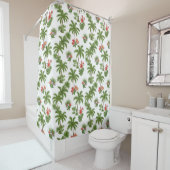 Tropical Shower Curtain with Palms  シャワーカーテン (インサイチュ)