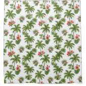 Tropical Shower Curtain with Palms  シャワーカーテン (正面)