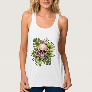 Tropical Skeleton Tank Top タンクトップ