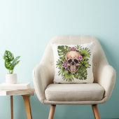 Tropical Skeleton Throw Pillow クッション (椅子)