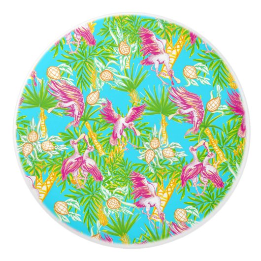 Tropical Spoonbills セラミックノブ (正面)