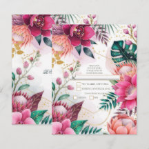 Tropical Stardust Garden Floral Paradise R.S.V.P.