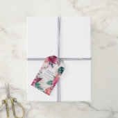 Tropical Stardust Garden Floral Paradise Wedding  ギフトタグ (より糸付き)