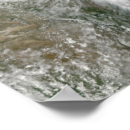 Tropical Storm Hermine over Texas ポスター (角)