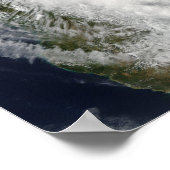 Tropical Storm Jade coming ashore over Madagasc ポスター (角)