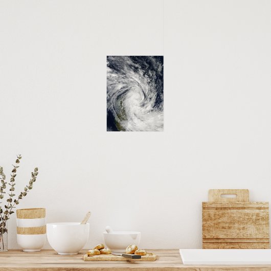 Tropical Storm Jade coming ashore over Madagasc ポスター (キッチン)