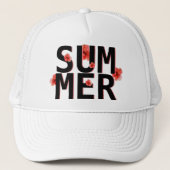 Tropical Summer Hibiscus キャップ (正面)